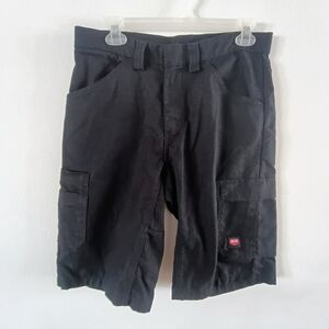 Red Kap Work Shorts Men’s 30 Black Cargo Utility Workwear Shorts